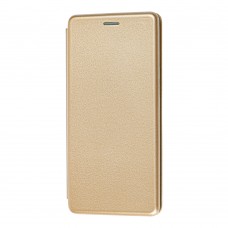 Чехол книжка Premium для Samsung Galaxy A20s (A207) золотистый