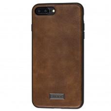 Чохол для iPhone 7 Plus / 8 Plus Sulada Leather коричневий