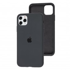 Чохол для iPhone 11 Pro Max Silicone Full dark grey