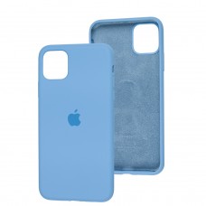 Чехол для iPhone 11 Pro Max Silicone Full azure