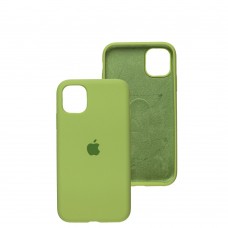 Чохол для iPhone 11 Silicone Full зелений / avocado
