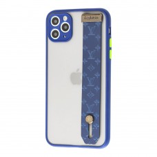 Чохол для iPhone 11 Pro WristBand LV синій