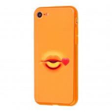 Чохол для iPhone 7/8 Smile жовтий поцілунок
