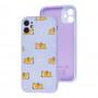 Чохол для iPhone 11 Wave Fancy sleeping corgi / light purple