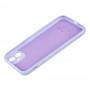 Чохол для iPhone 11 Wave Fancy sleeping corgi / light purple