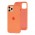Чохол для iPhone 11 Pro Silicone Full помаранчевий / papaya