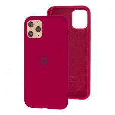 Чехол для iPhone 11 Pro Silicone Full "вишневый"