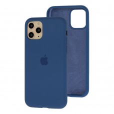 Чехол для iPhone 11 Pro Silicone Full синий / navy blue