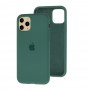Чехол для iPhone 11 Pro Silicone Full зеленый / pine green