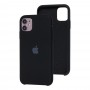 Чохол Silicone для iPhone 11 case чорний