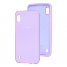 Чохол для Samsung Galaxy A10 (A105) Silicone Full світло-фіолетовий