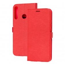 Чехол книжка для Huawei P40 Lite E/ Y7P Side Magnet красный