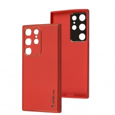 Чохол для Samsung Galaxy S23 Ultra (S918) Leather Xshield red