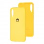 Чехол для Huawei P Smart Pro Silicone Full желтый