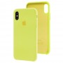 Чохол Silicone для iPhone X / Xs case mellow yellow