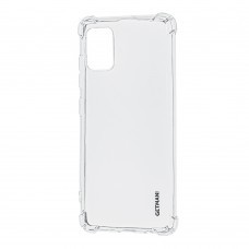 Чехол для Samsung Galaxy A51 (A515) WXD Getman logo ударопрочный прозрачный