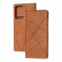 Чехол книжка Business Leather для Samsung Galaxy Note 20 Ultra (N986) коричневый