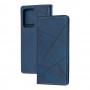 Чехол книжка Business Leather для Samsung Galaxy Note 20 Ultra (N986) синий