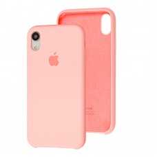 Чехол silicone case для iPhone Xr grapefruit
