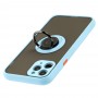 Чехол для iPhone 11 Pro LikGus Edging Ring бирюзовый 
