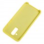 Чехол для Samsung Galaxy J8 (J810) Silicone желтый