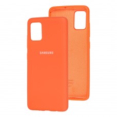 Чохол для Samsung Galaxy A51 (A515) Silicone Full помаранчевий