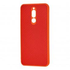 Чехол для Xiaomi Redmi 8 Carbon New красный