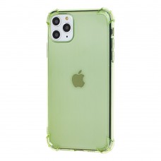 Чехол для iPhone 11 Pro Max WXD ударопрочный зеленый / прозрачный