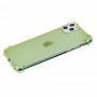 Чохол для iPhone 11 Pro Max WXD ударостійкий зелений/прозорий