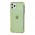Чохол для iPhone 11 Pro WXD ударостійкий зелений/прозорий