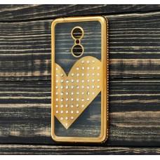 Чохол для Xiaomi Redmi 5 Kingxbar серце золотавий