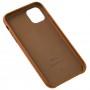 Чохол для iPhone 11 Leather classic "brown"