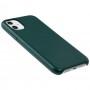 Чохол для iPhone 11 Leather classic "forest green"