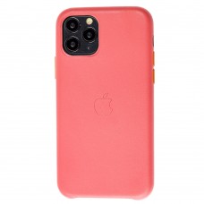 Чохол для iPhone 11 Pro Leather classic "peony pink"