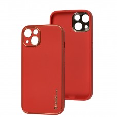 Чехол для iPhone 14 Leather Xshield red