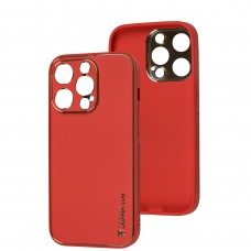 Чехол для iPhone 14 Pro Leather Xshield red