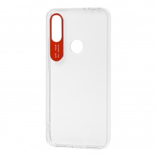 Чехолд для Xiaomi Redmi 7 Epic clear прозрачный / красный