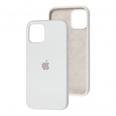 Чехол для iPhone 12 mini Silicone Full белый