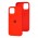 Чохол для iPhone 12 mini Silicone Full червоний