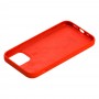 Чохол для iPhone 12 mini Silicone Full червоний