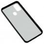 Чехол для Samsung Galaxy M21 / M30s блестки print + popsocket "смайлик" 