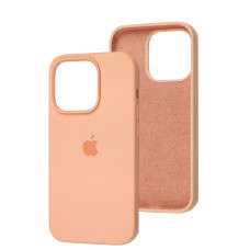 Чохол для iPhone 14 Pro Square Full silicone оранжевий / grapefruit