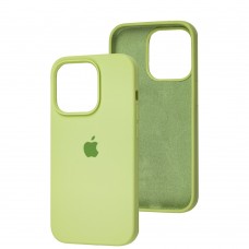 Чехол для iPhone 14 Pro Silicone Full зеленый / avocado