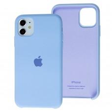 Чохол Silicone для iPhone 11 case lilac