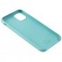 Чехол Silicone для iPhone 11 case sea blue