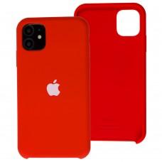 Чехол Silicone для iPhone 11 case chinese red 
