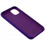 Чехол Silicone для iPhone 11 case purple