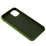 Чехол Silicone для iPhone 11 case army green 