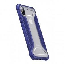 Чехол для iPhone Xs Max Baseus Michelin синий
