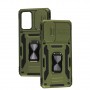 Чохол для Samsung Galaxy A73 (A736) Camshield Army Ring оливковий / army green